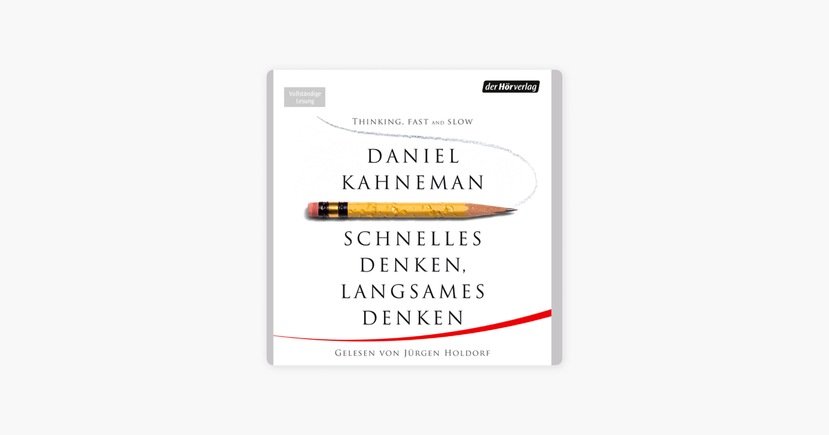 Cover von „Schnelles Denken, langsames Denken“