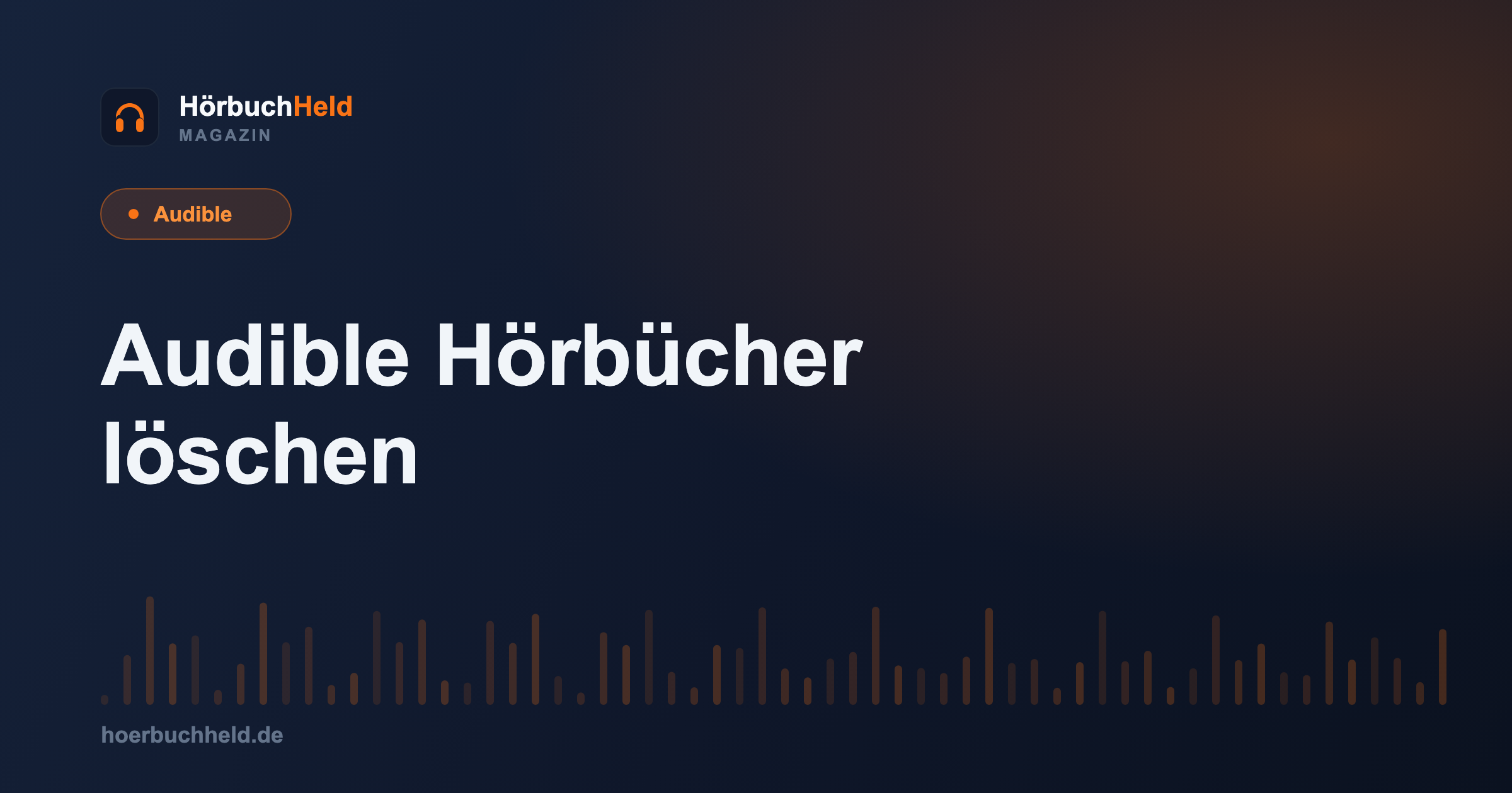 Audible Hörbücher löschen