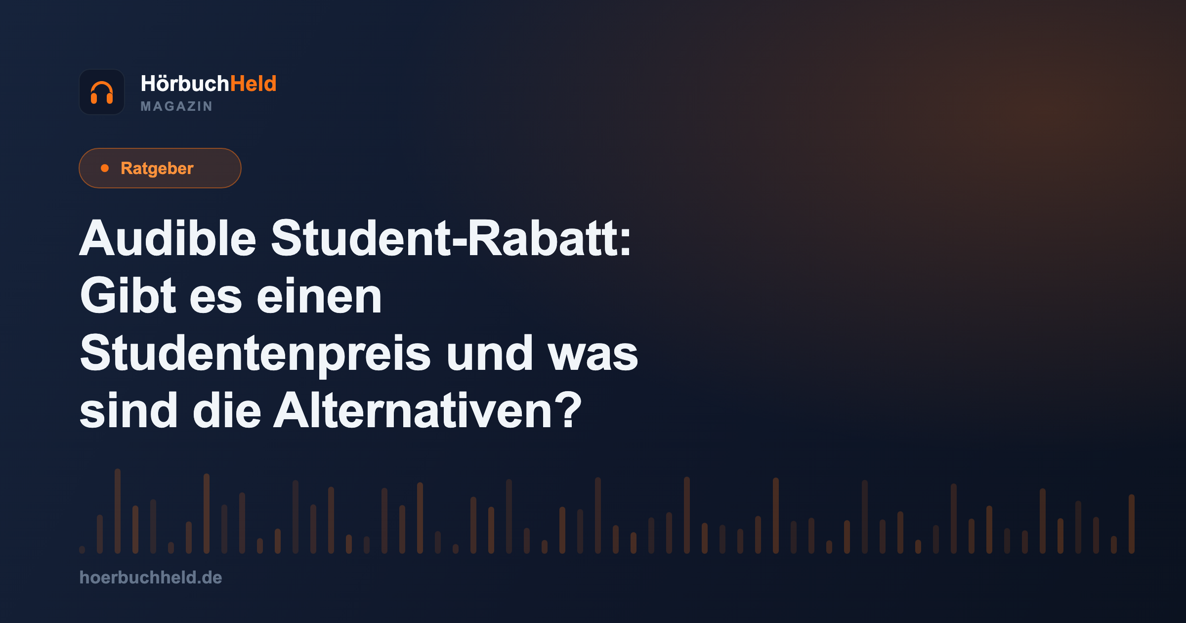 Audible Student-Rabatt: Gibt es einen Studentenpreis und was sind die Alternativen?