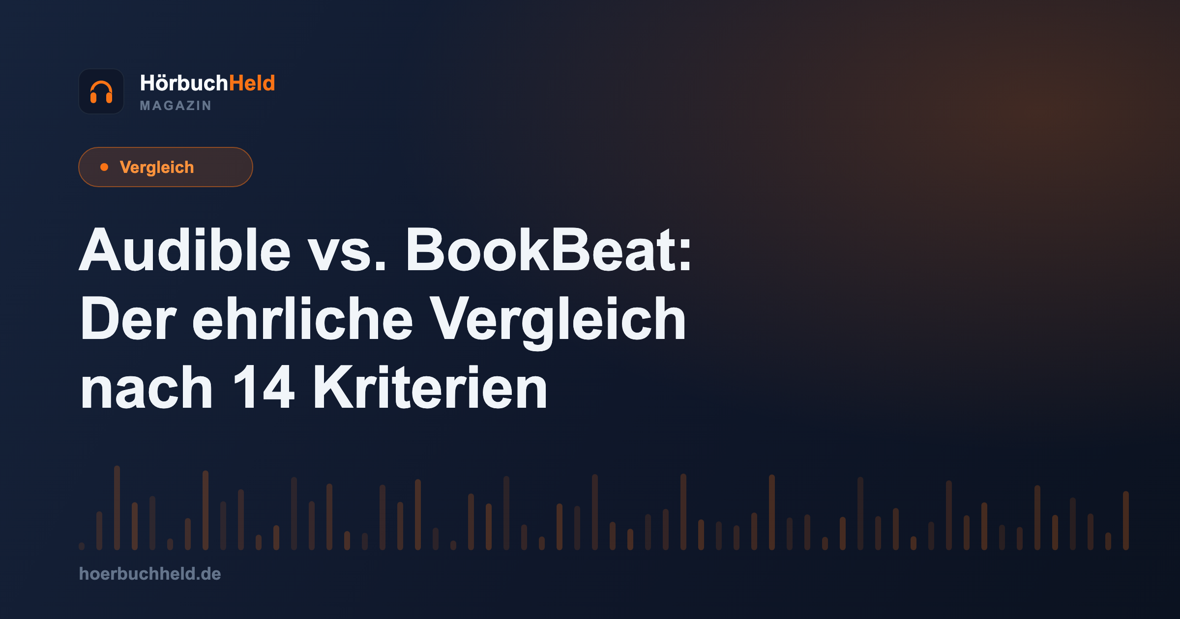 Audible vs. BookBeat: Der ehrliche Vergleich nach 14 Kriterien