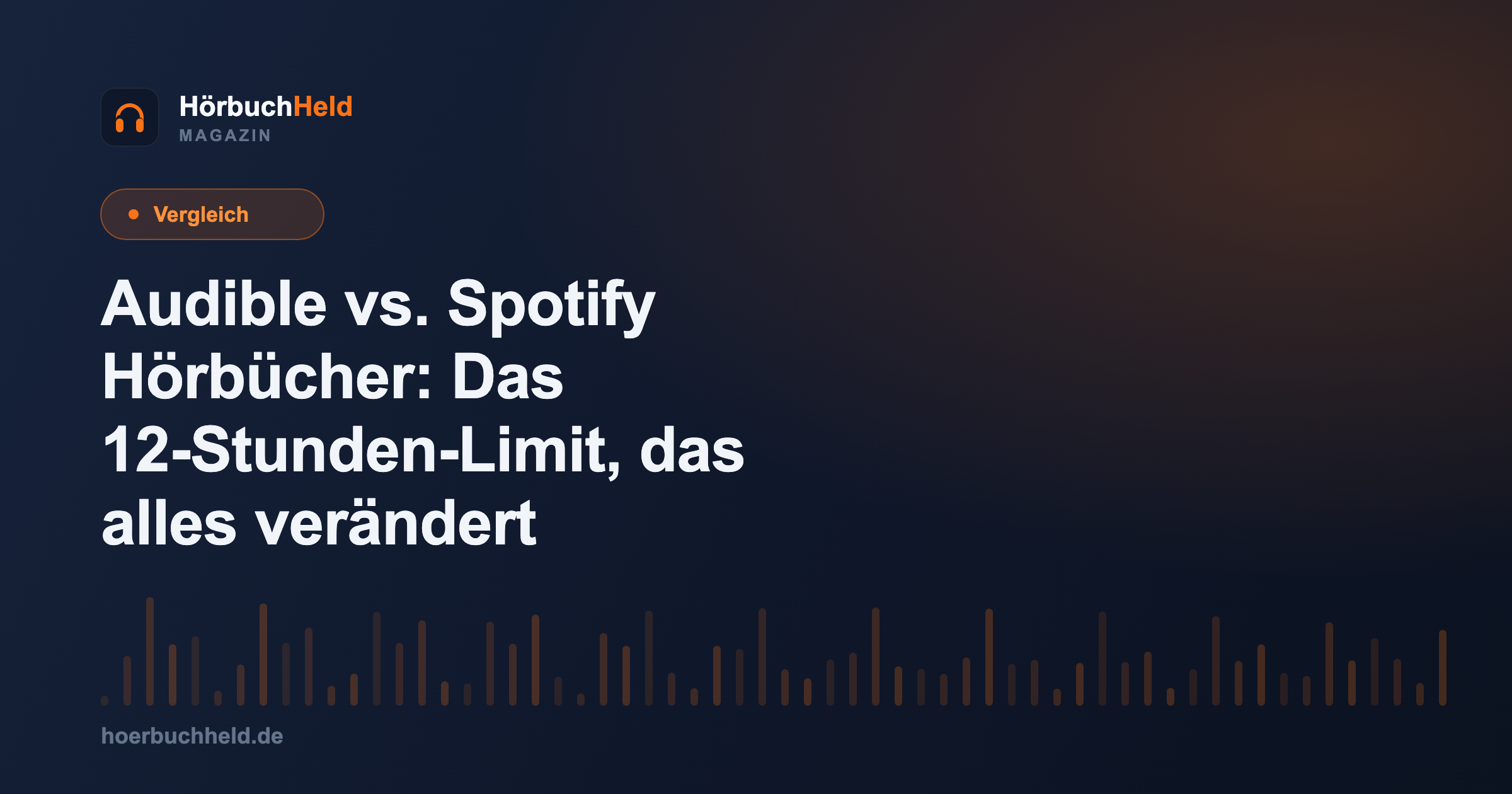 Audible vs. Spotify Hörbücher: Das 12-Stunden-Limit, das alles verändert