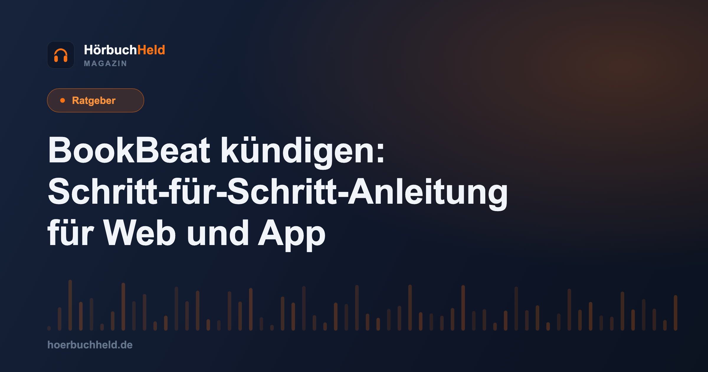 BookBeat kündigen: Schritt-für-Schritt-Anleitung für Web und App