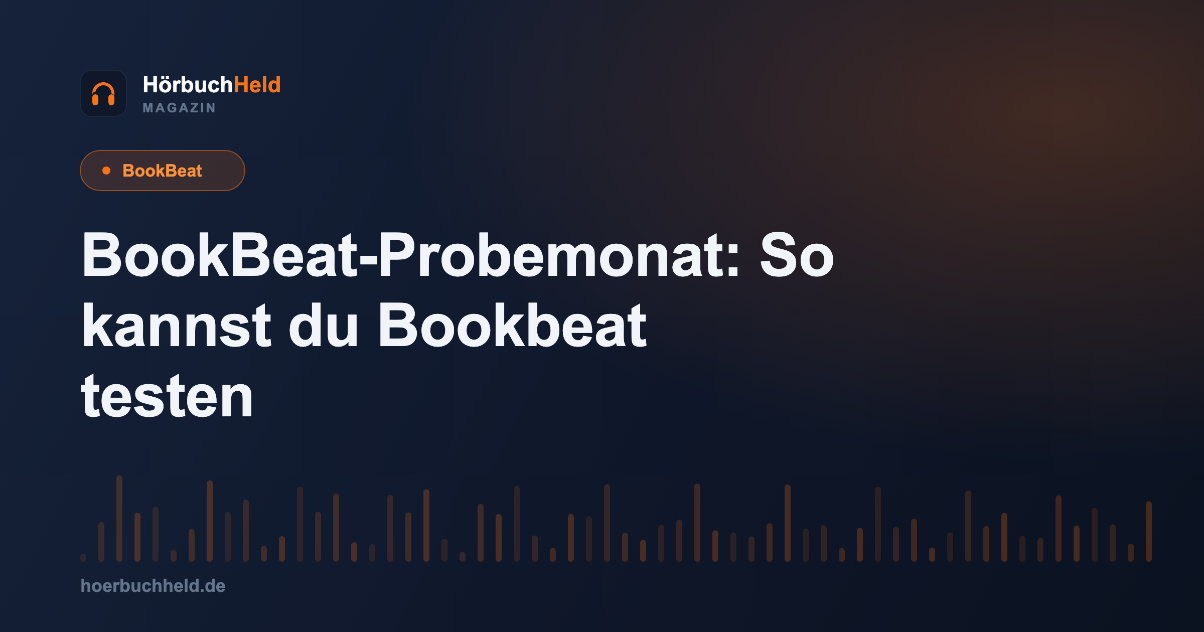 BookBeat-Probemonat: So kannst du Bookbeat testen