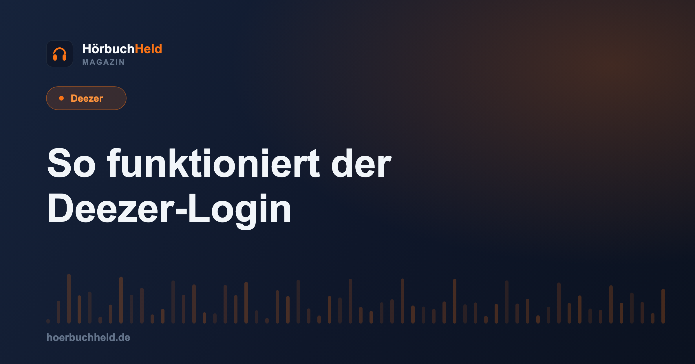 So funktioniert der Deezer-Login