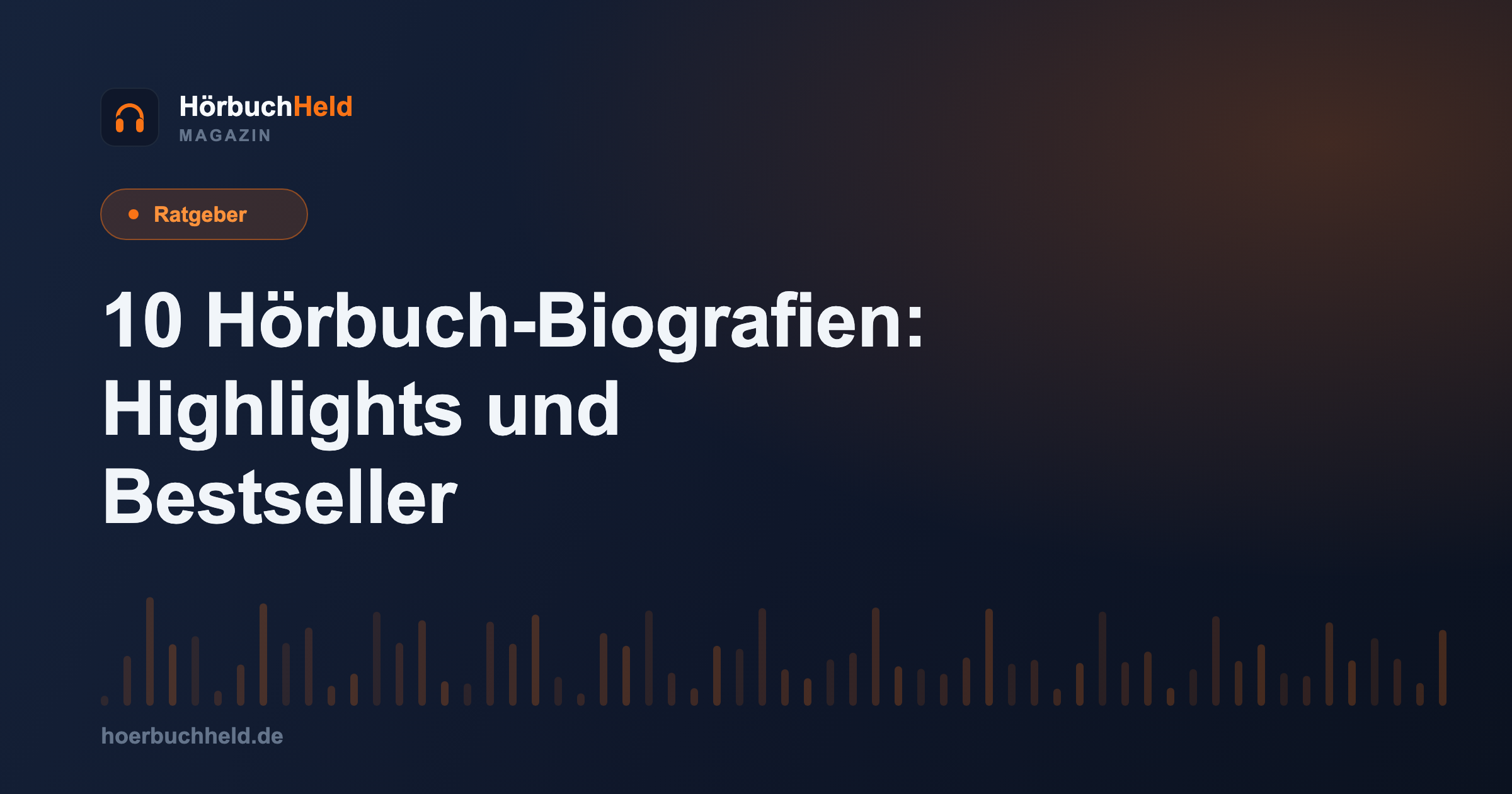 10 Hörbuch-Biografien: Highlights und Bestseller